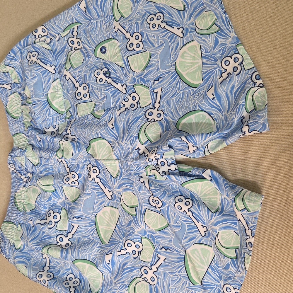 Vineyard Vines Key And Leaf Patterned Shorts Sz Xs - image 4